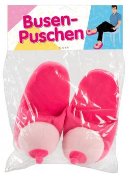 Plüsch-Hausschuhe Busen