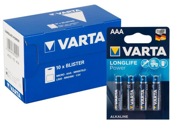 Batterie Varta AAA 10x4er